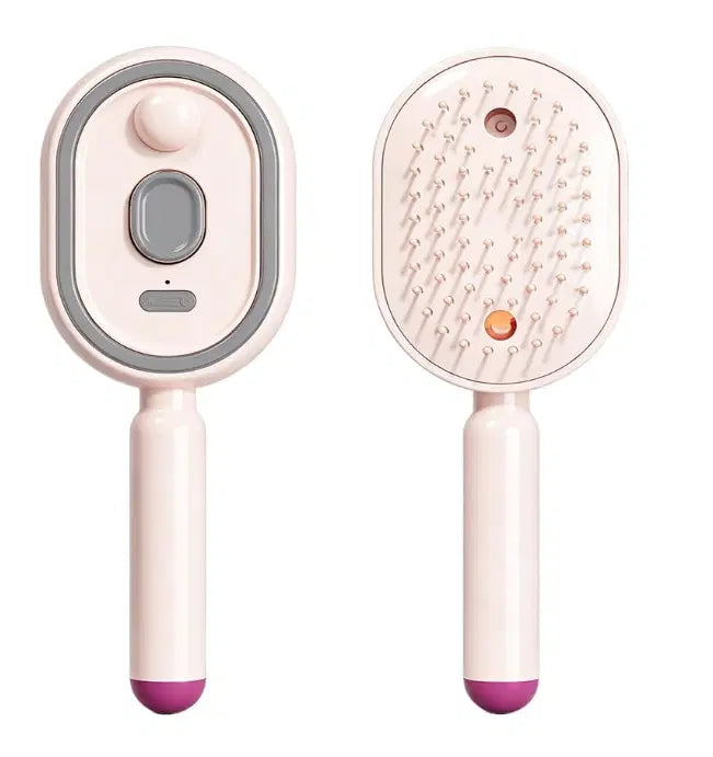 3-in-1 Scalp Spa Rechargeable Hair Massage Comb – Mist, Massage & Style