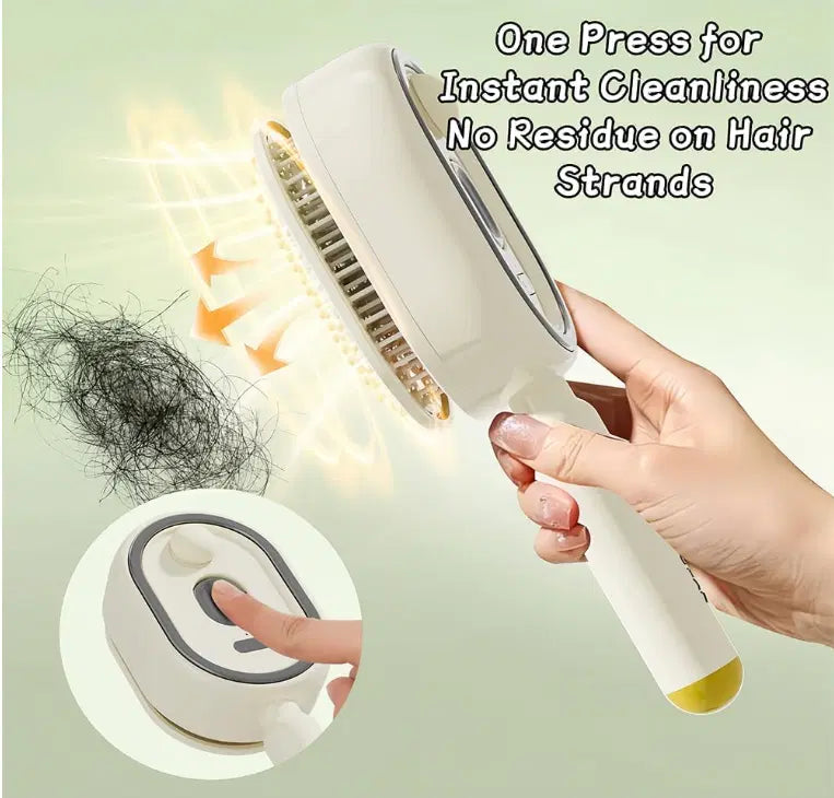 3-in-1 Scalp Spa Rechargeable Hair Massage Comb – Mist, Massage & Style