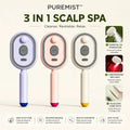 3-in-1 Scalp Spa Rechargeable Hair Massage Comb – Mist, Massage & Style
