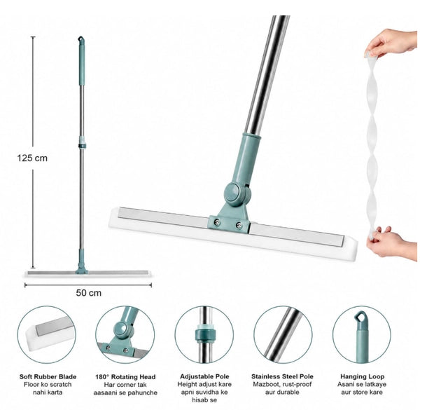 Magic Broom Sweeper – 360° Rotating Floor Cleaning Broom for Home & Office